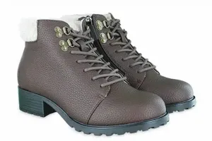 Women's Becky Low Booties In Dark Brown