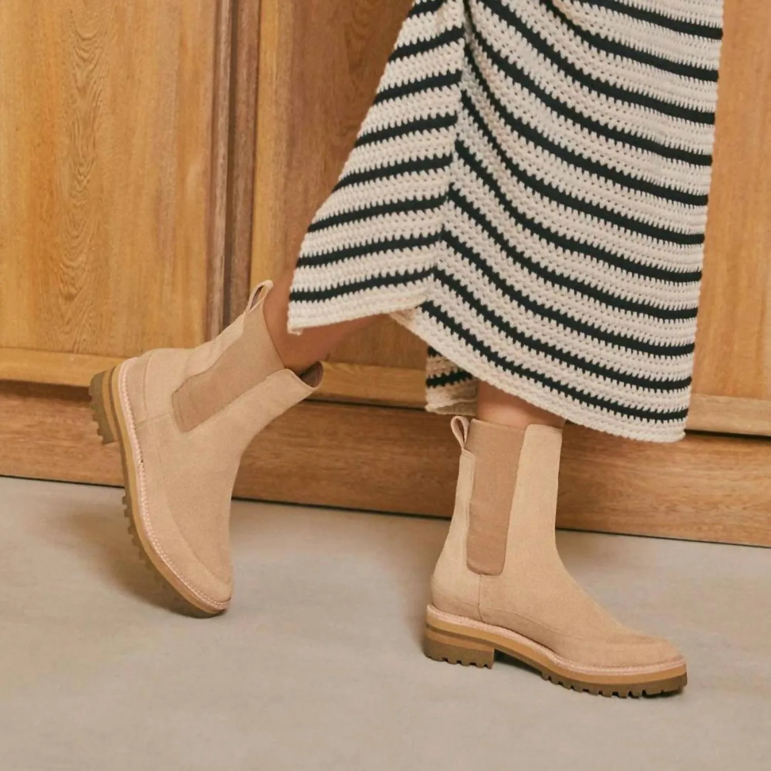 Women's Belgrade Combat Bootie In Brown