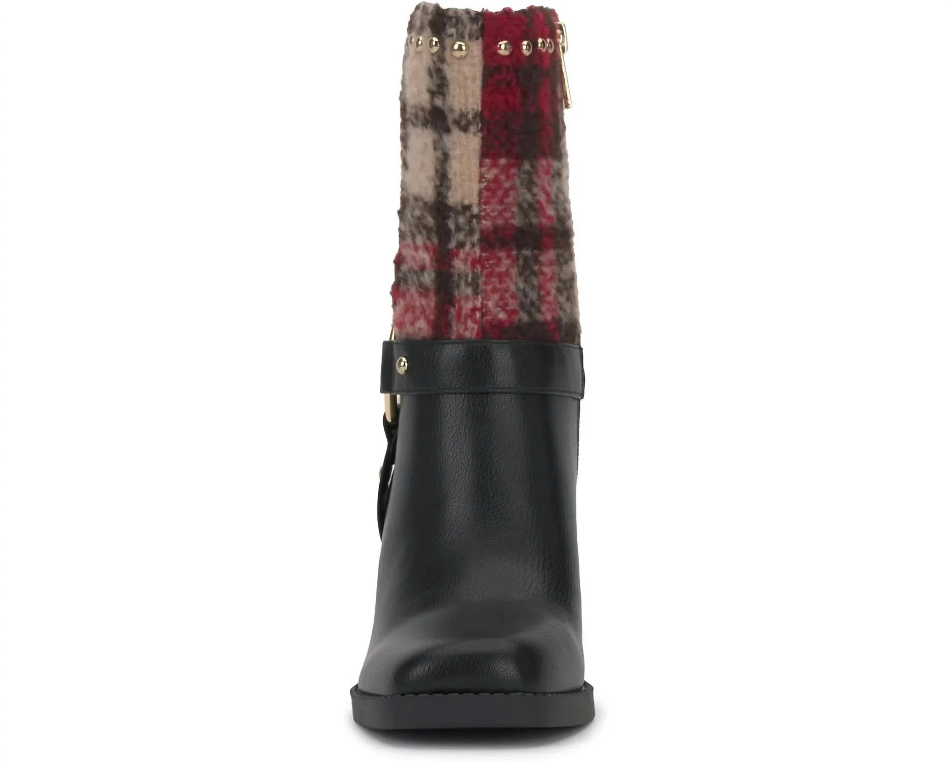 Women's Bernique Boots In Red Natural Plaid
