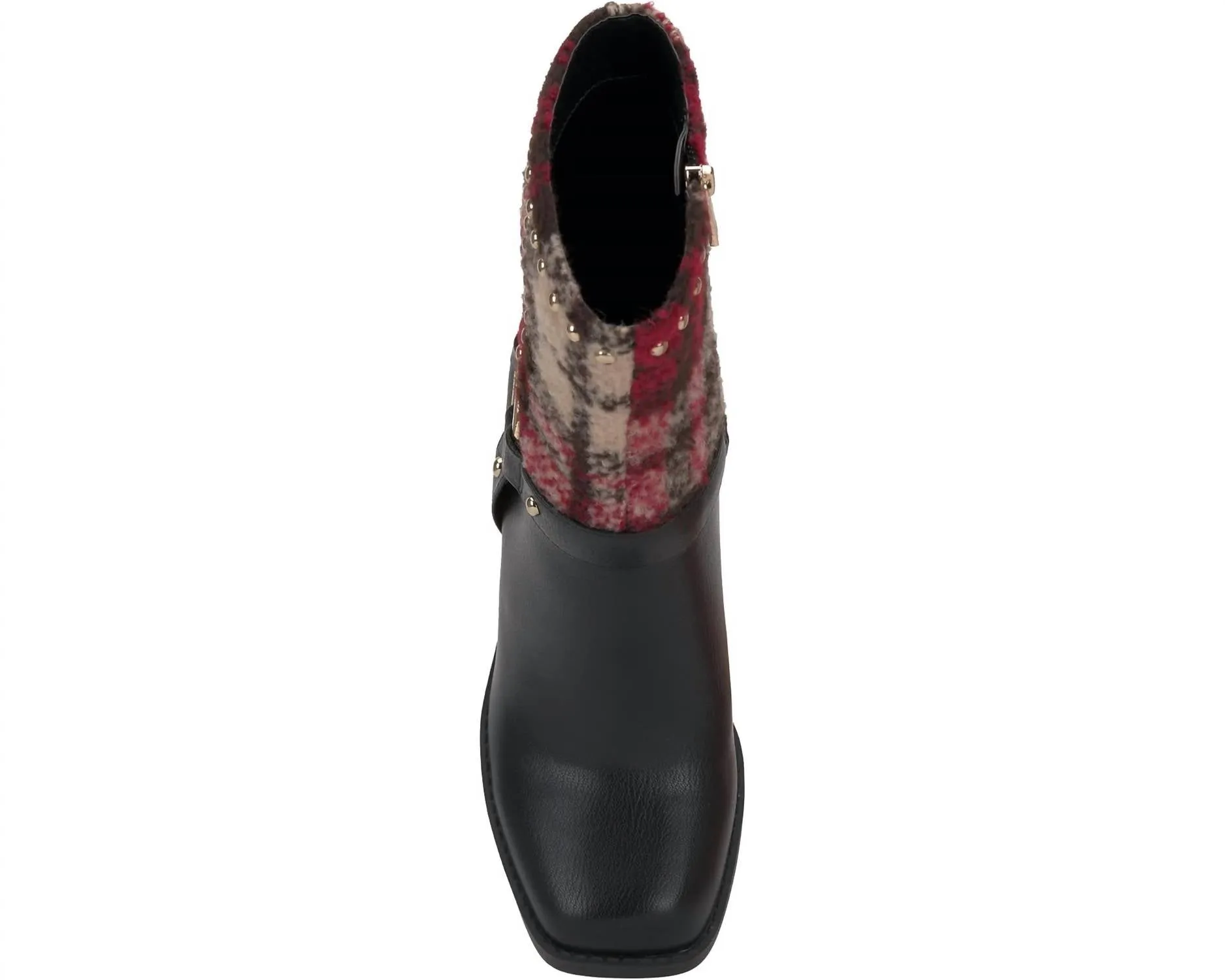 Women's Bernique Boots In Red Natural Plaid