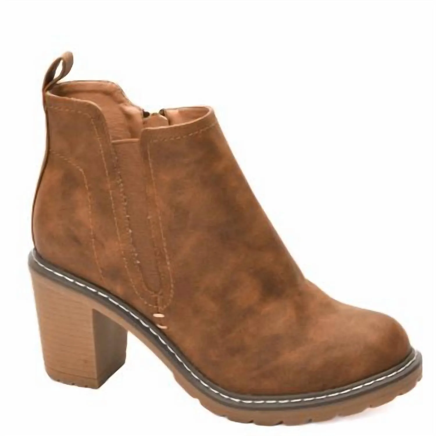 Women's Bite Me Boot In Cognac