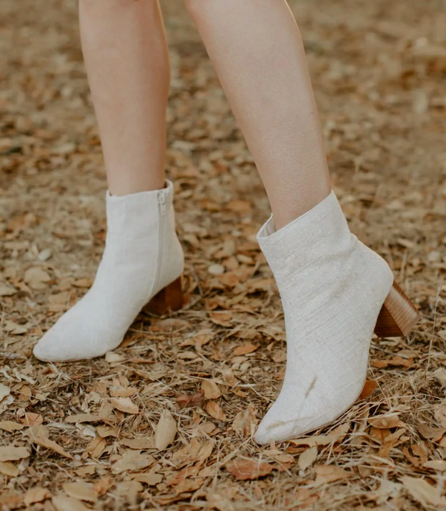 Women's Blair Ankle Boot In Ivory