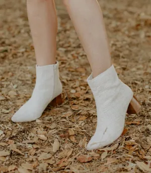 Women's Blair Ankle Boot In Ivory