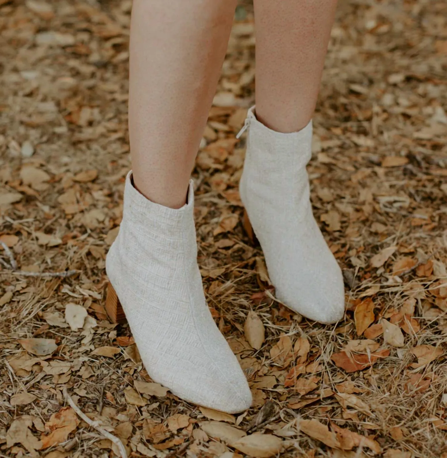 Women's Blair Ankle Boot In Ivory