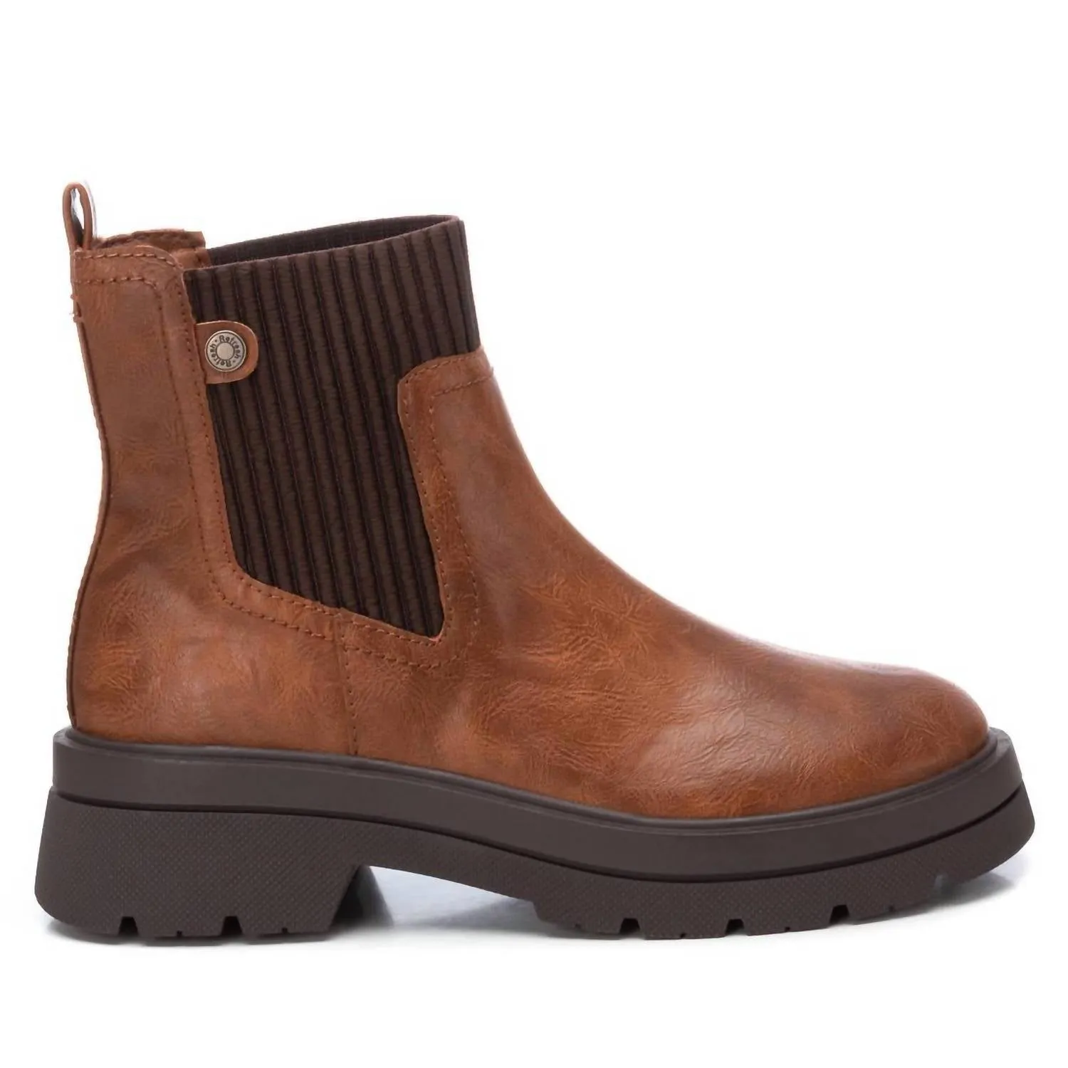Women's Booties In Medium Brown