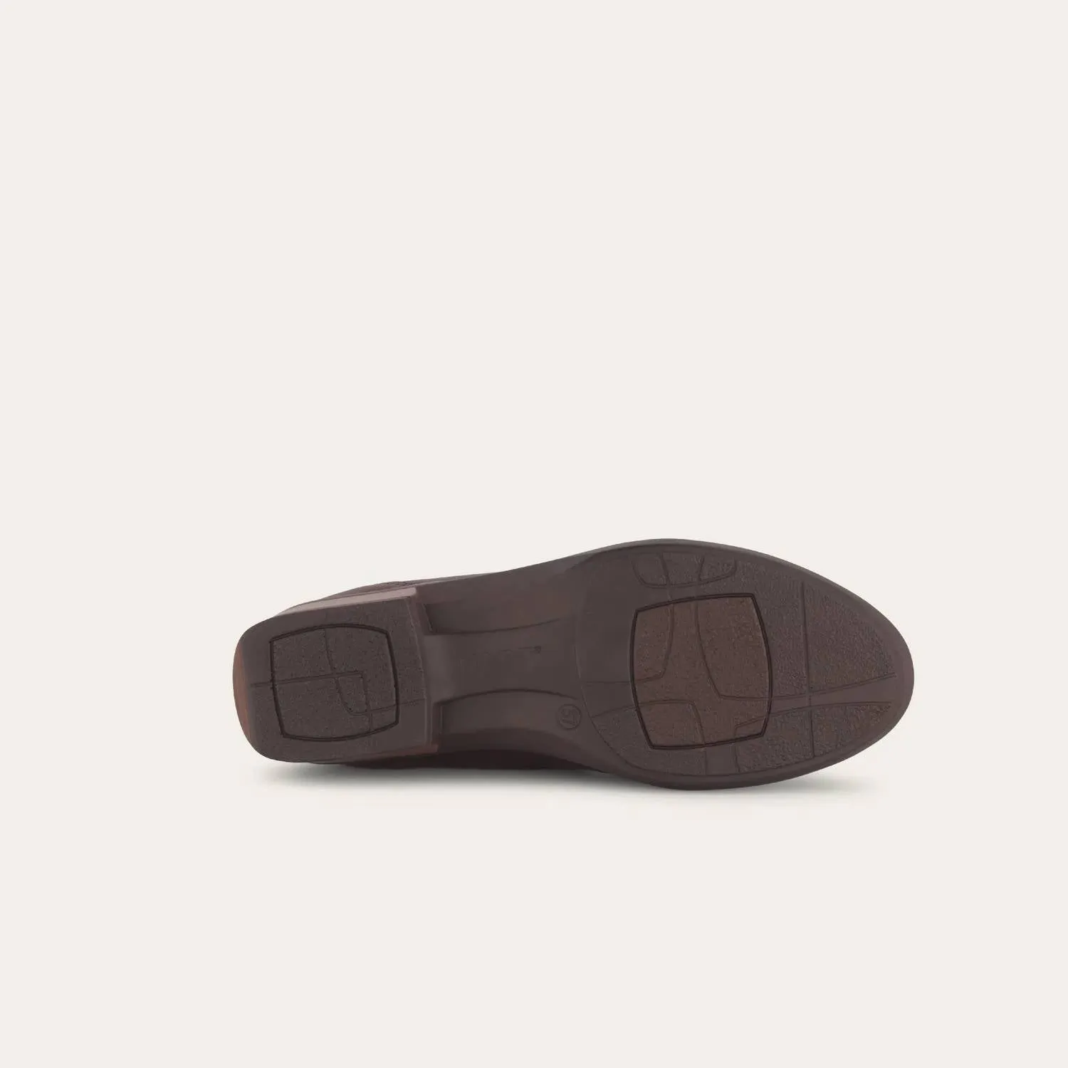 Women's Bora Front Zip Boots - Medium In Cordovan Leather