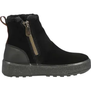 Women's Broom Boots - Medium In Black Suede