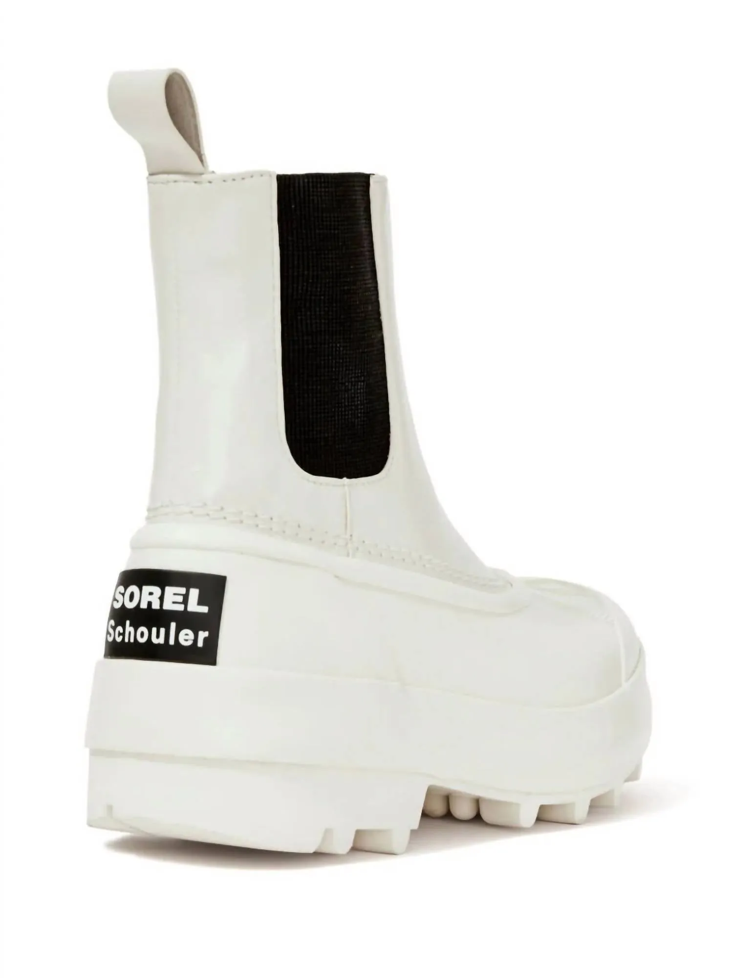 Women's Caribou Chelsea Boots In Chalk/black
