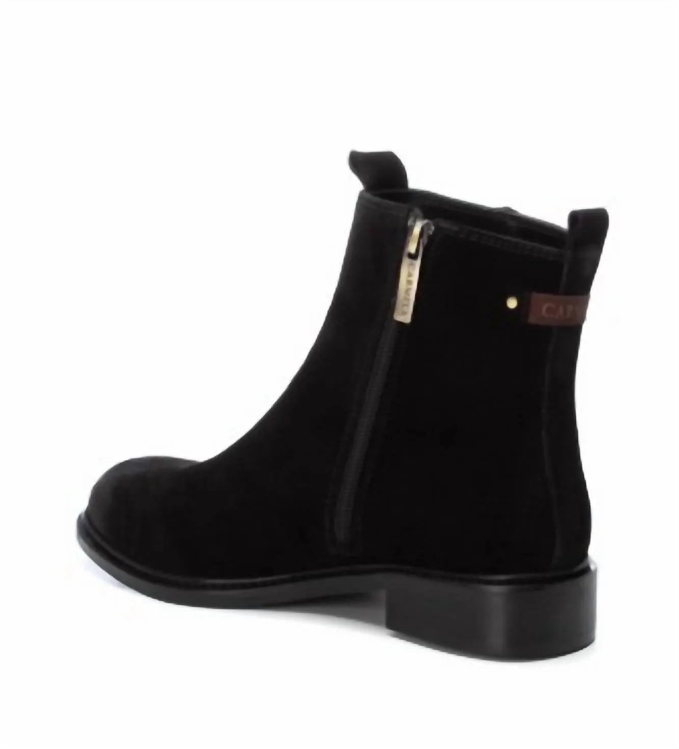 Women's Carmela Suede Booties In Black