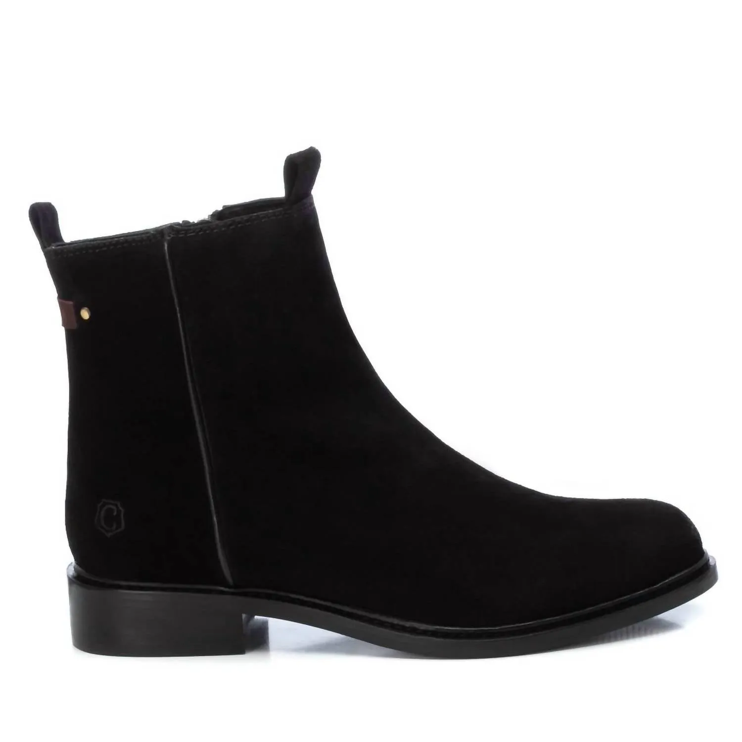 Women's Carmela Suede Booties In Black