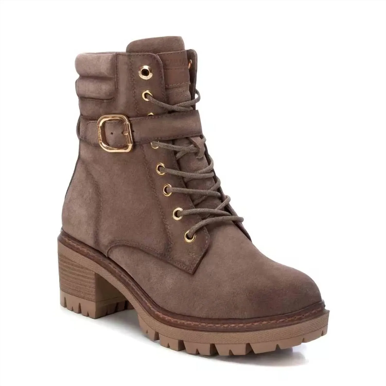 Women's Carmela Suede Booties In Taupe
