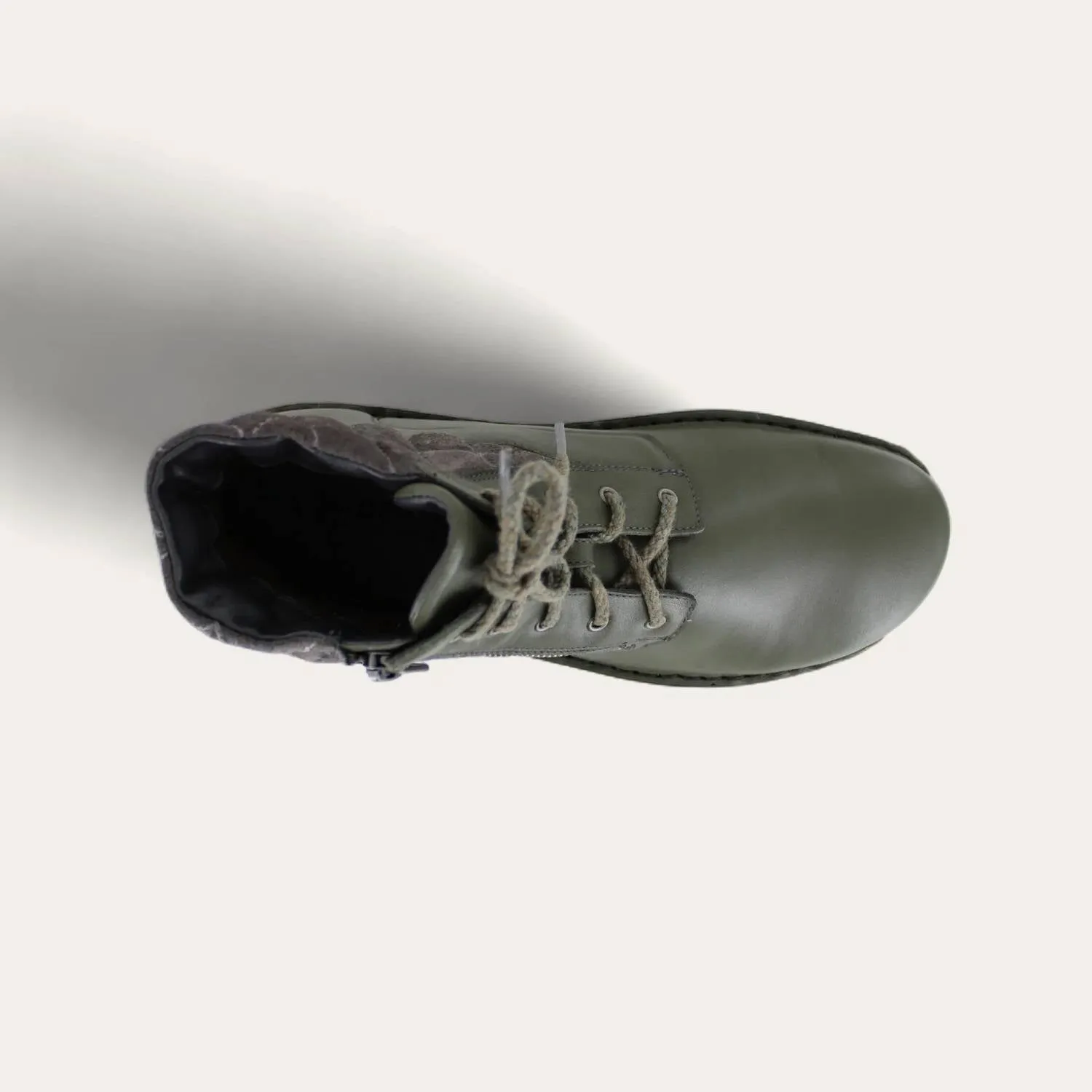 Women's Castera Bootie - Wide In Soft Green/gray