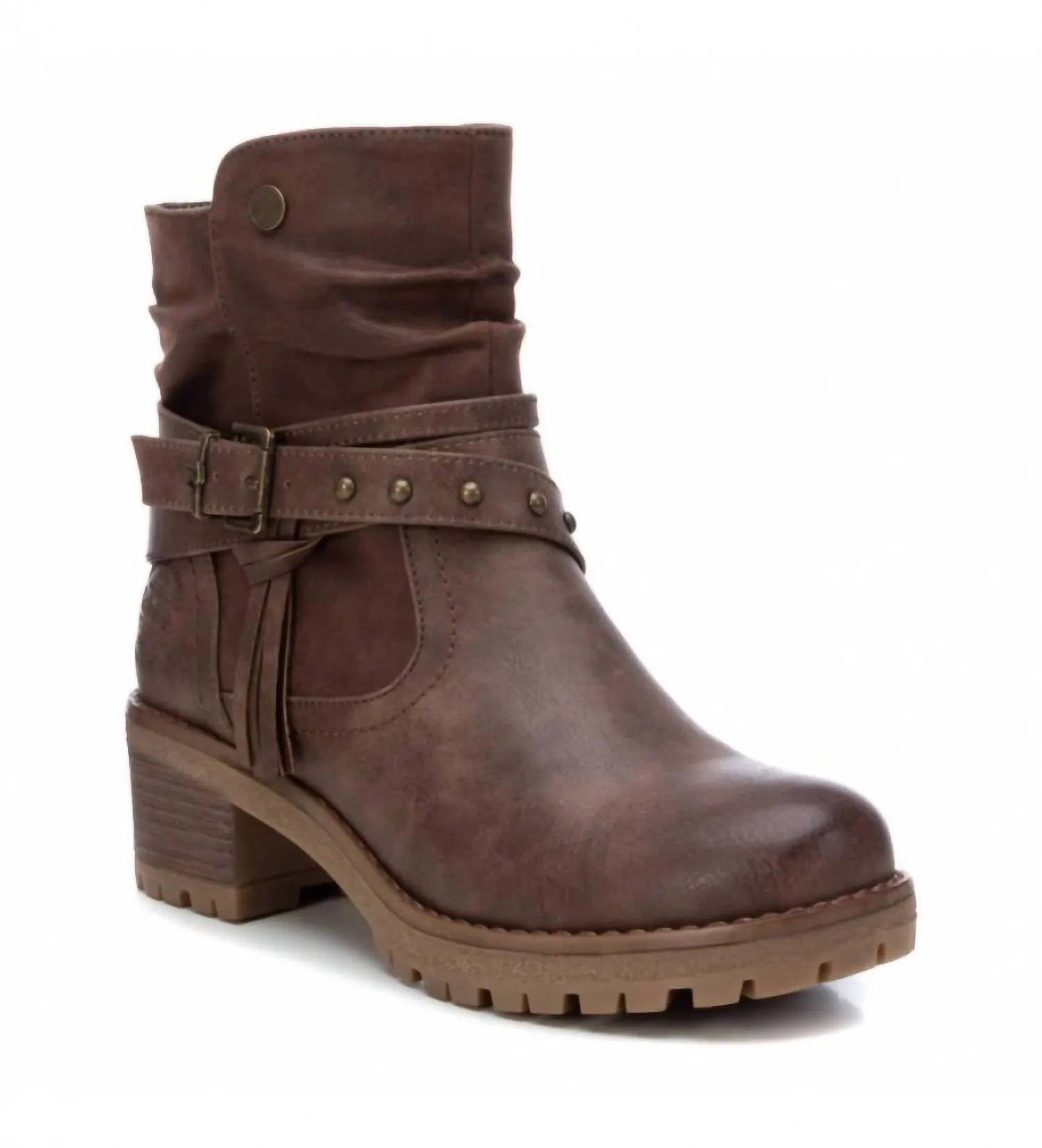 Women's Casual Booties In Taupe