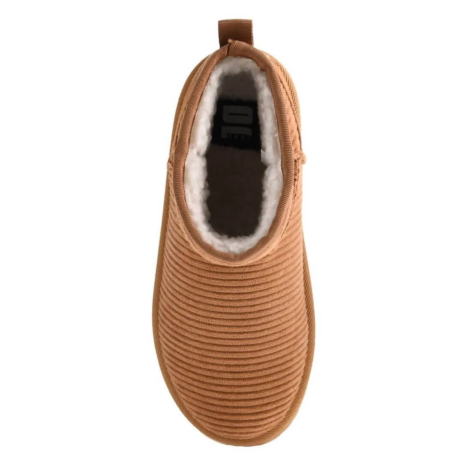 Women's Casual Pull On Mini Bootie In Tan