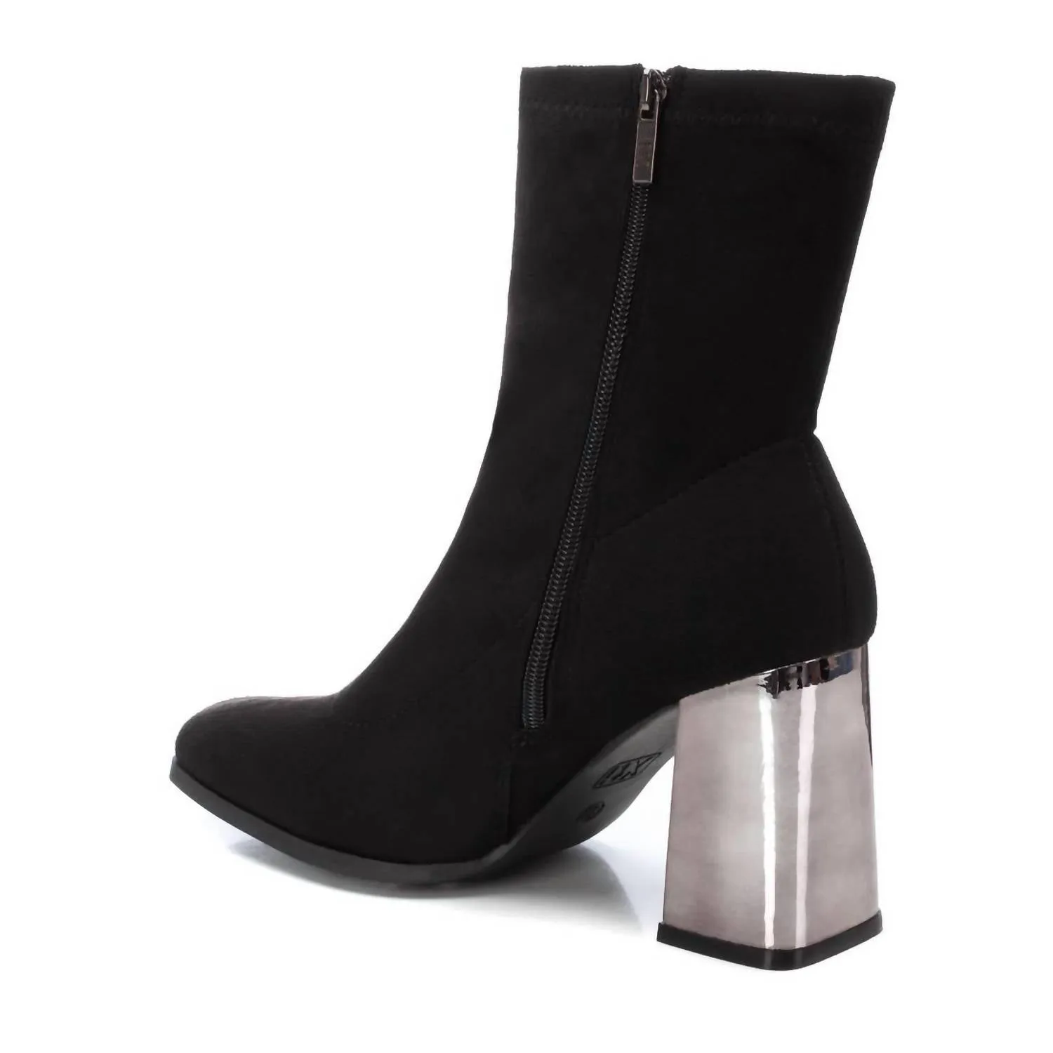 Women's Casual Suede Booties In Black