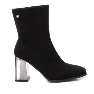 Women's Casual Suede Booties In Black