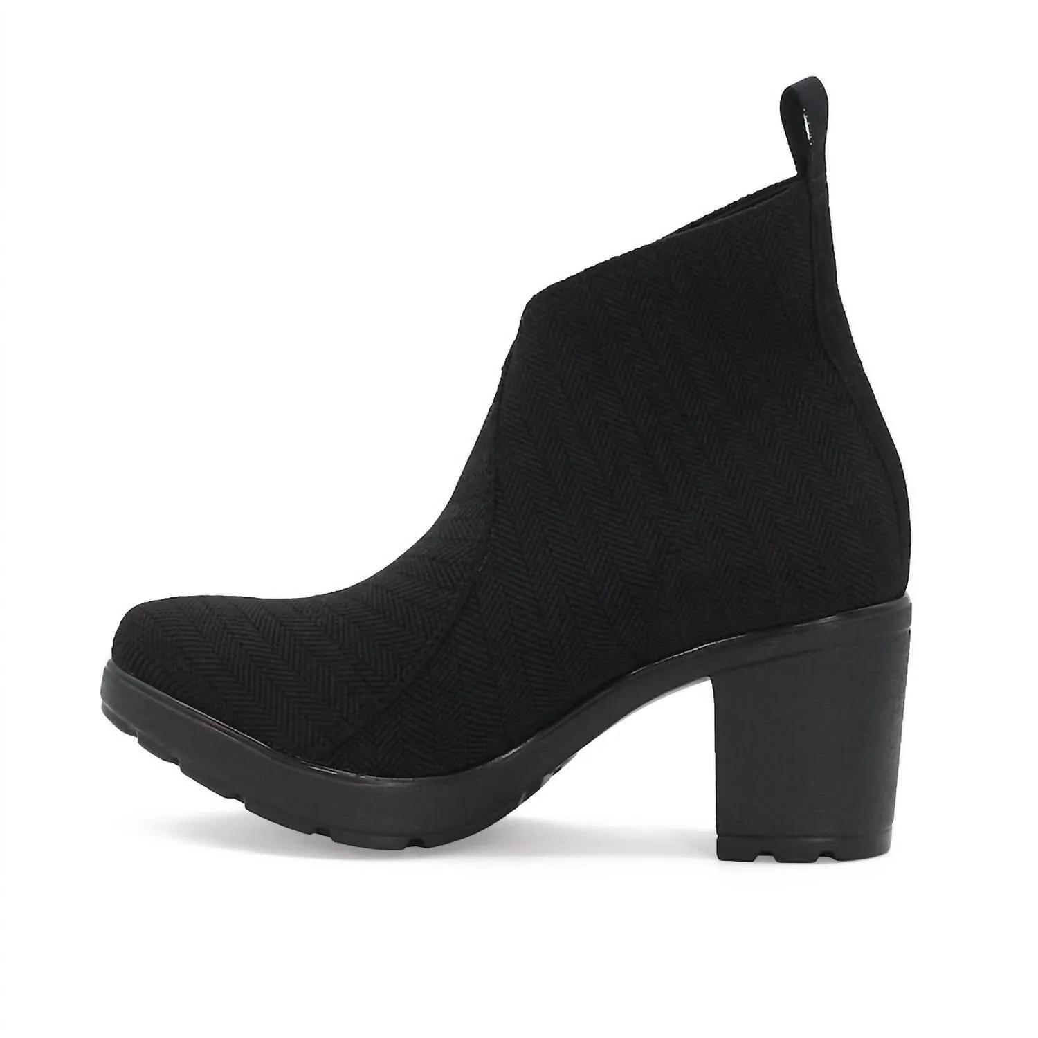 Women's Cypress Boots - Wide In Black Herringbone