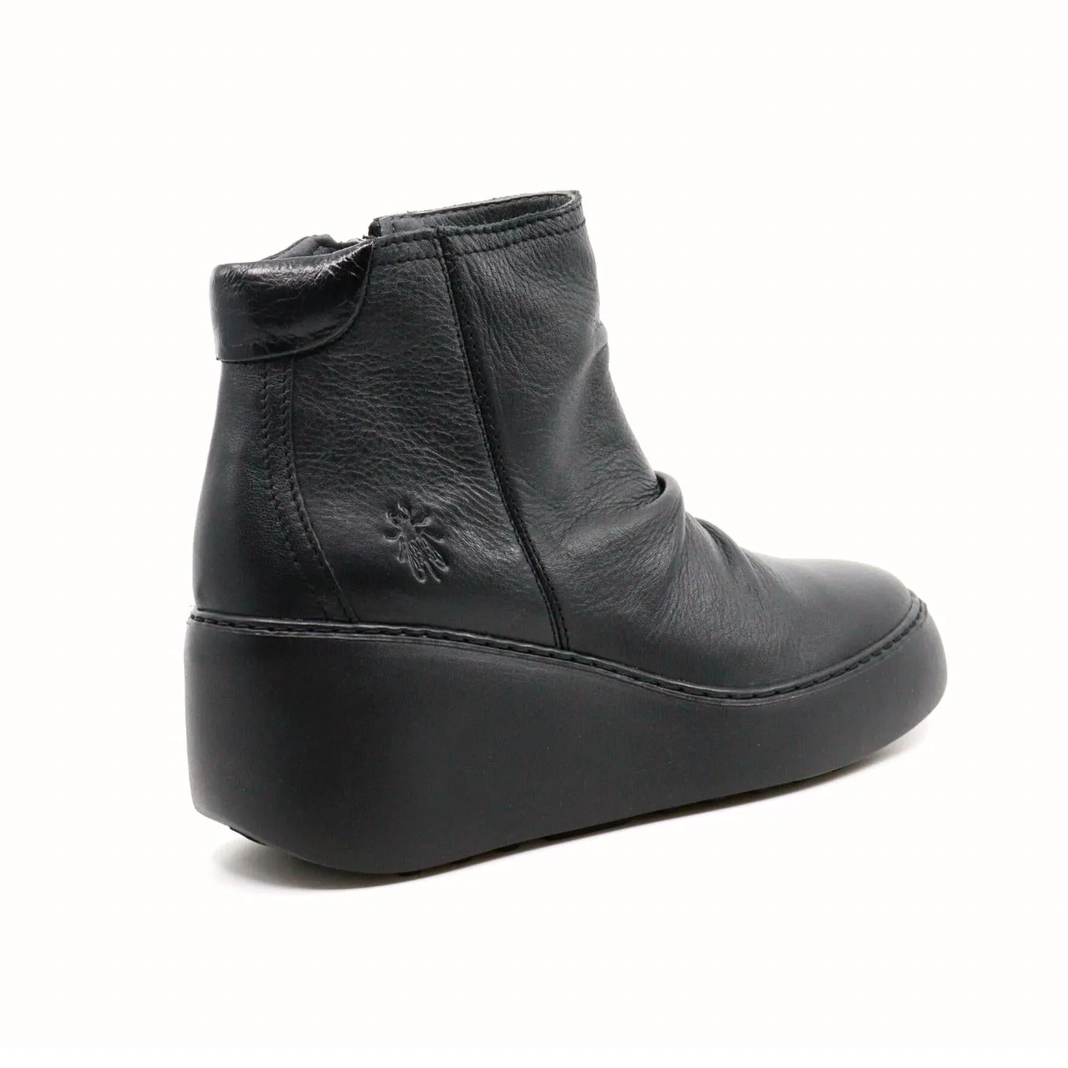 Women's Dabe Leather Boot In Black