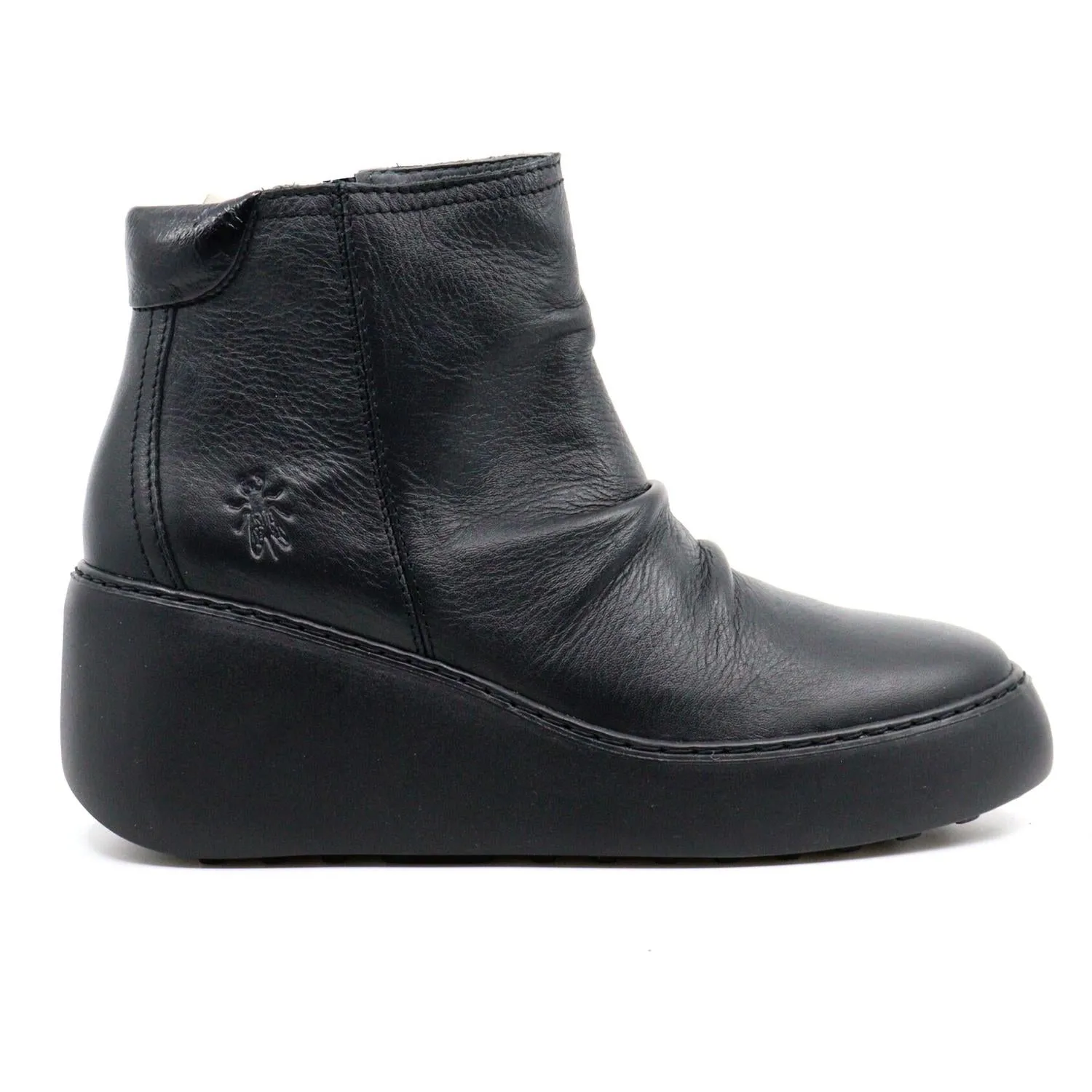 Women's Dabe Leather Boot In Black