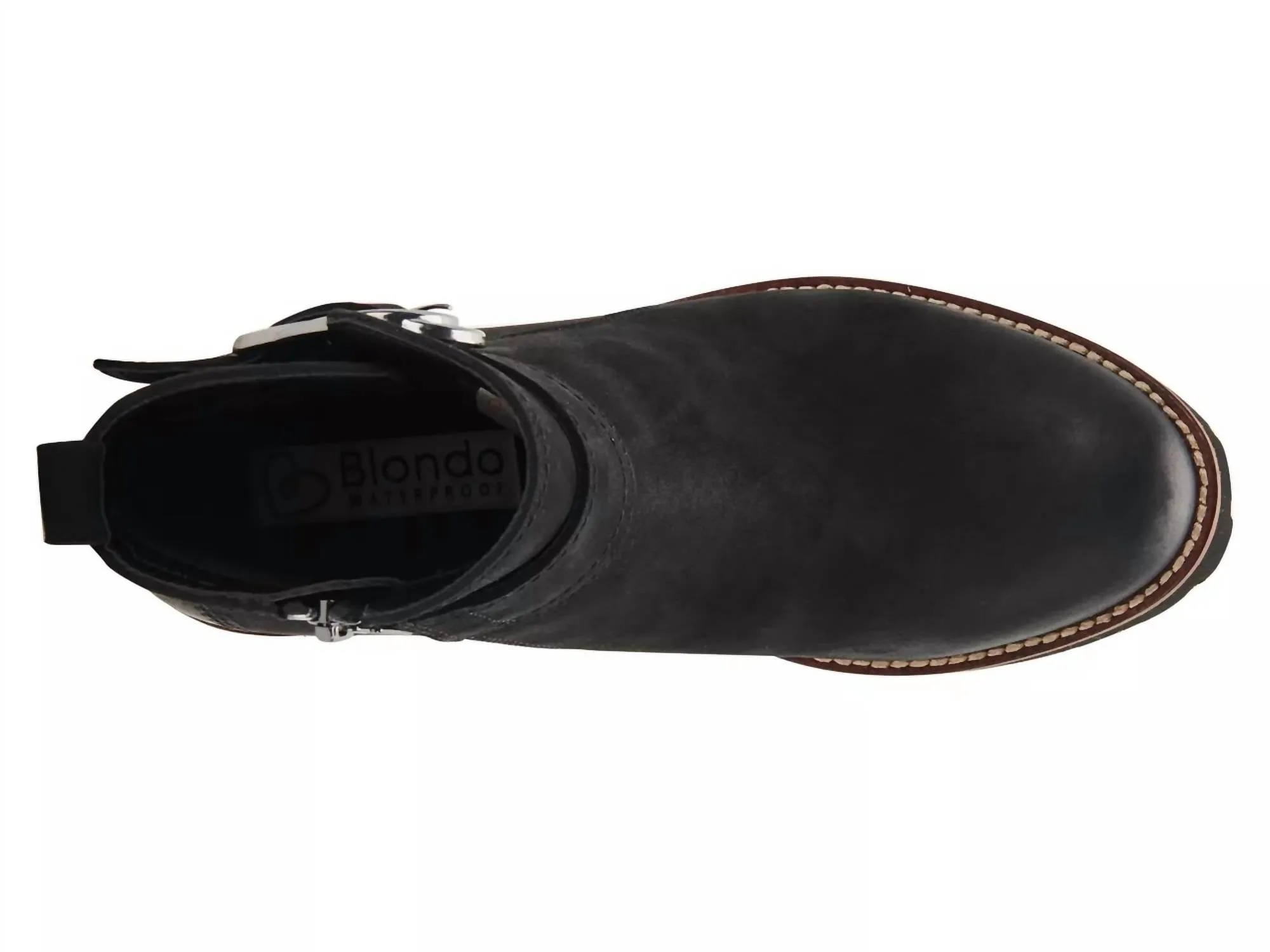 Women's Dagger Waterproof Boot In Black Nubuck