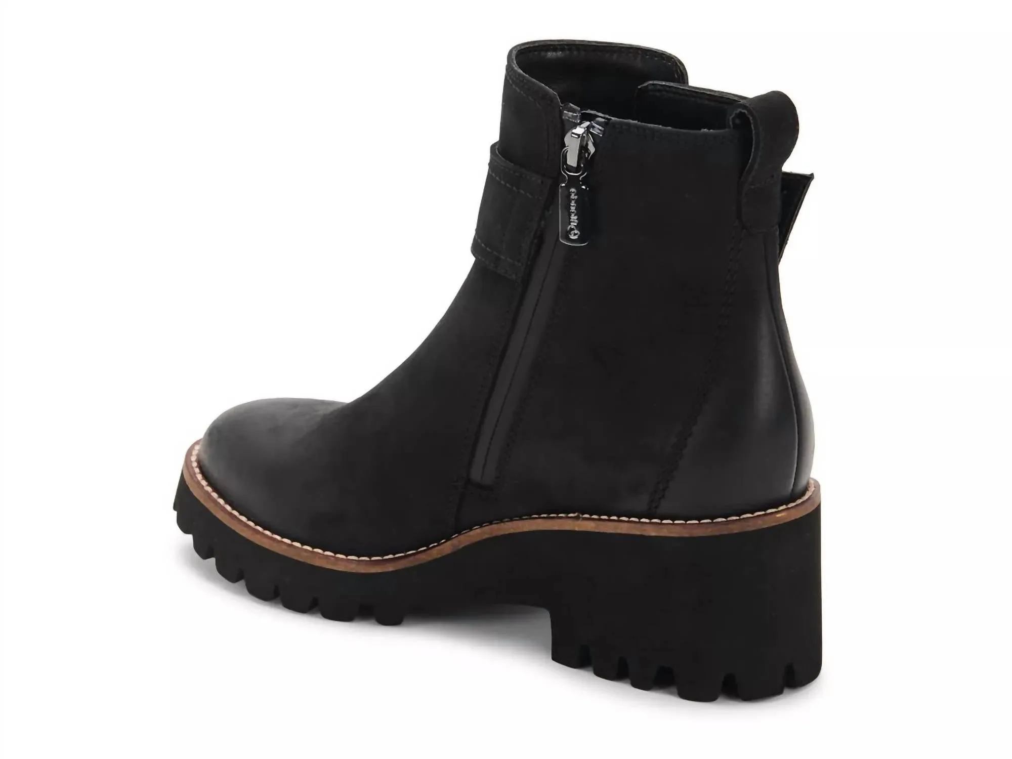 Women's Dagger Waterproof Boot In Black Nubuck