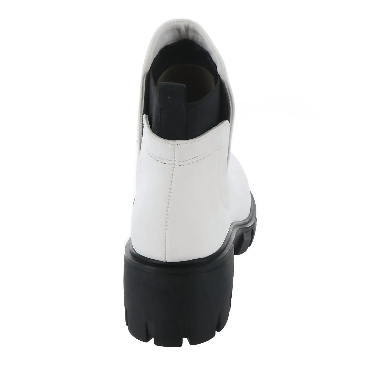 Women's Dana Bootie With Chunky Heel In White