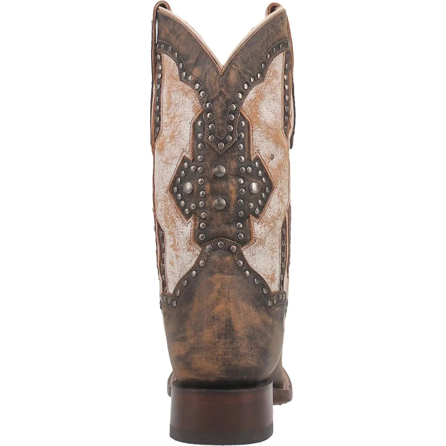 Women's Darby Western Boot In Brown/bone