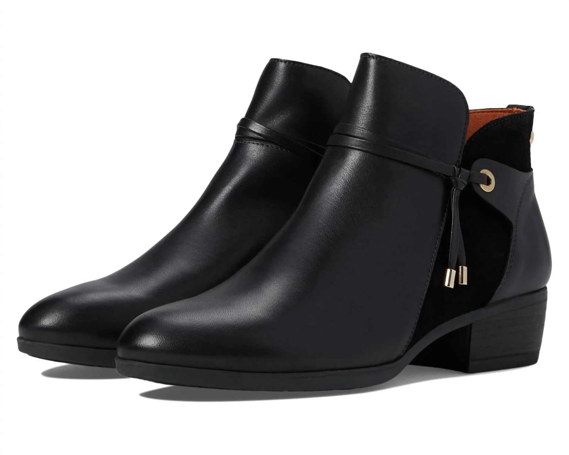 Women's Daroca Ankle Boot With Straps In Black