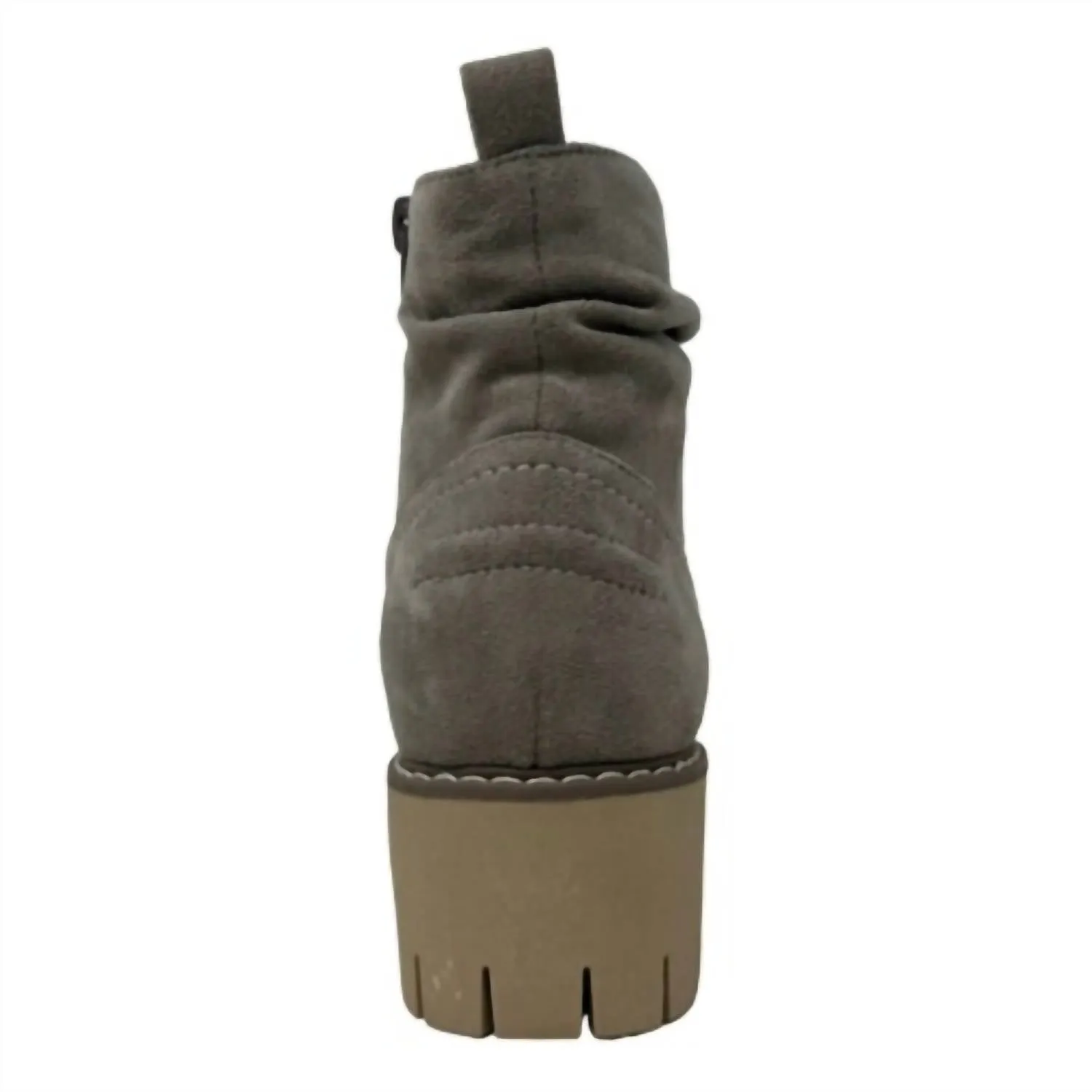 Women's Dashing Sueded Boot In Grey