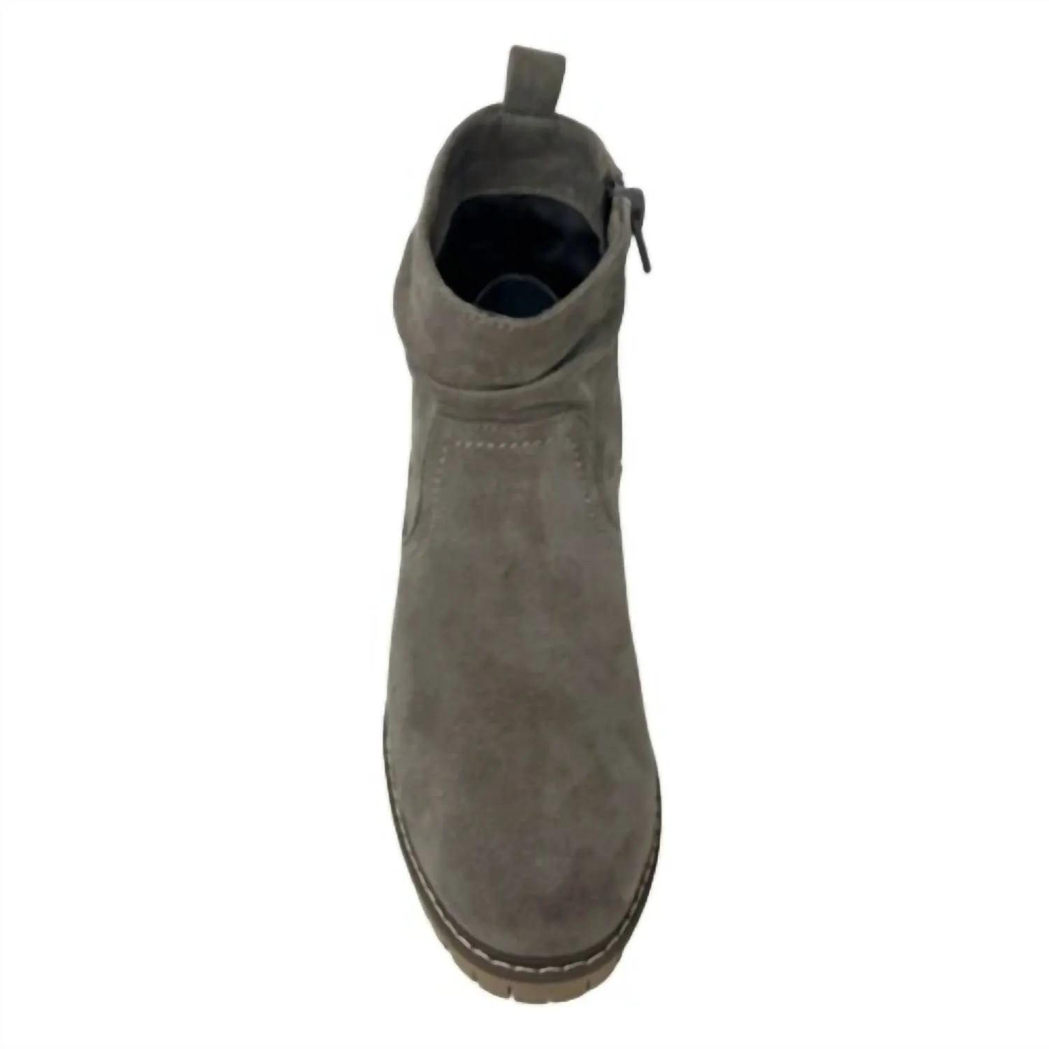 Women's Dashing Sueded Boot In Grey