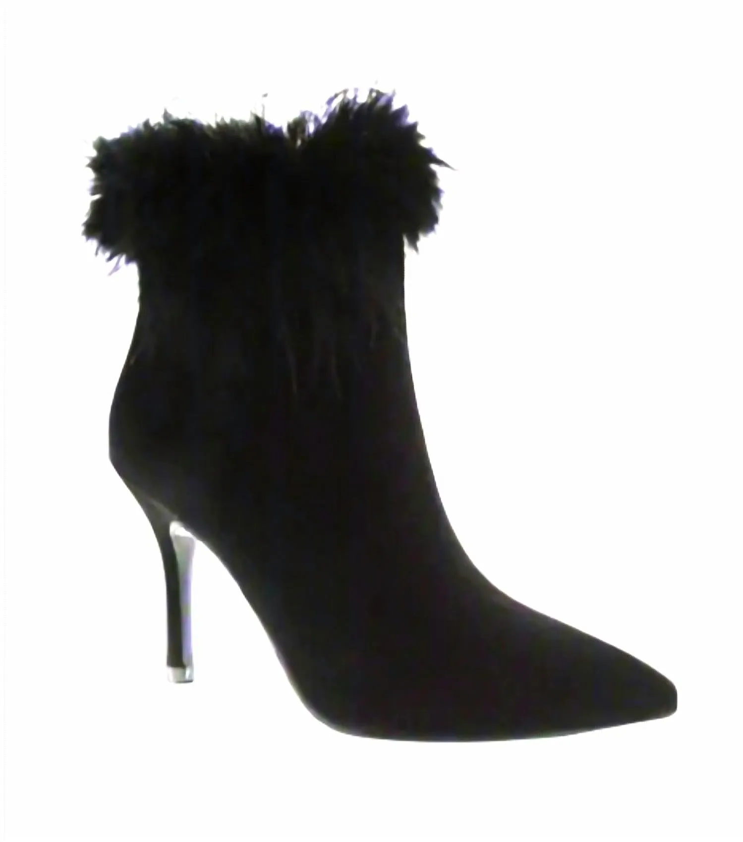 Women's Delilah Fur Ankle Boots In Black