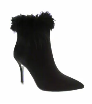 Women's Delilah Fur Ankle Boots In Black