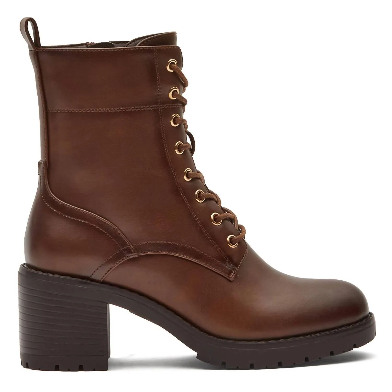 Women's Derby Boots In Brown
