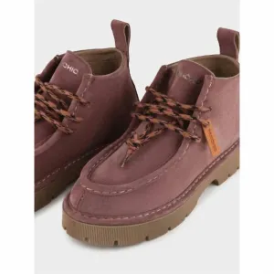 Women's Desert Suede Shoe Boot In Brown Rose