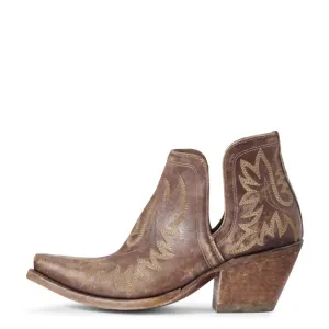 WomenS Dixon Western Boots In Naturally Distressed Brown