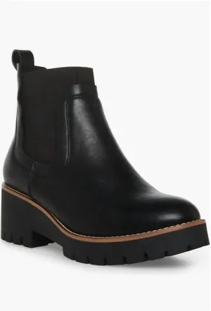 Women's Dyme Waterproof Boots In Black Leather