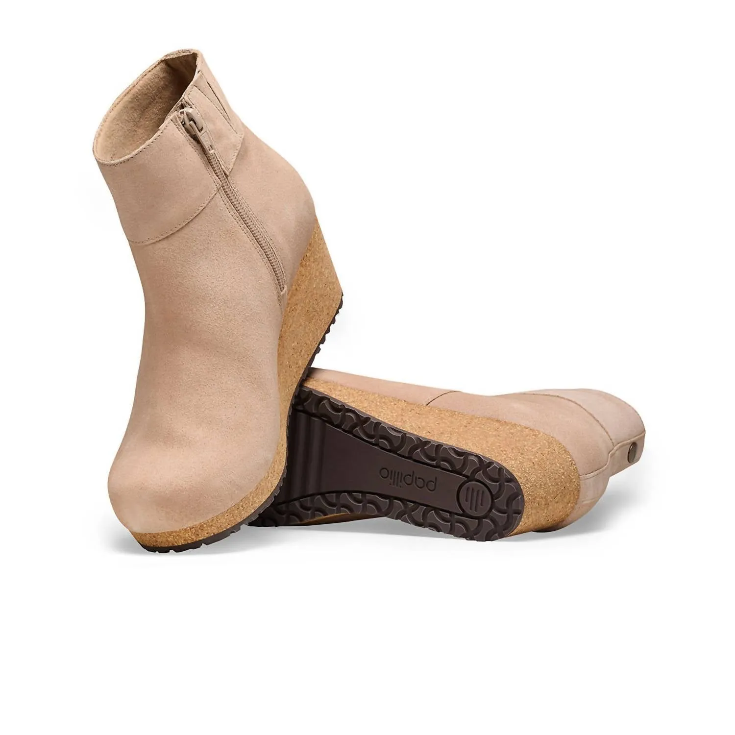 Women's Ebba Suede Leather Ankle Boots In Warm Sand