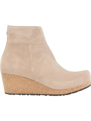 Women's Ebba Suede Leather Ankle Boots In Warm Sand