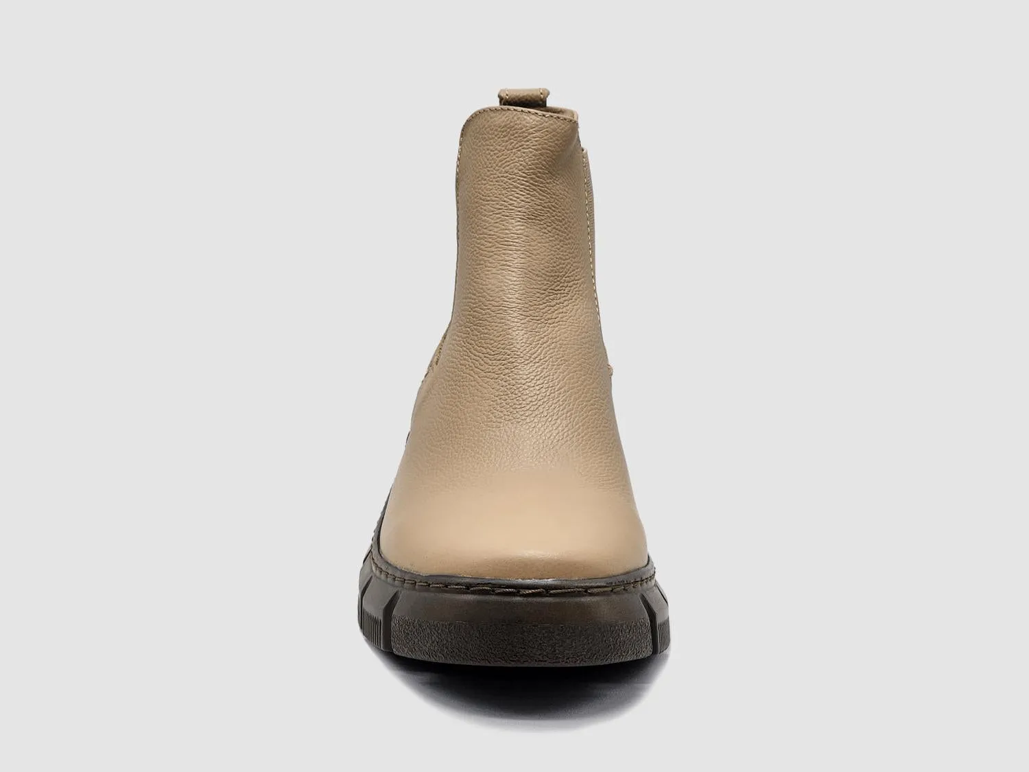 Women's Echo Fleece-Lined Leather Boots In Beige