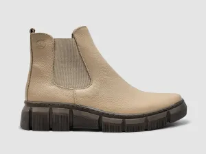 Women's Echo Fleece-Lined Leather Boots In Beige