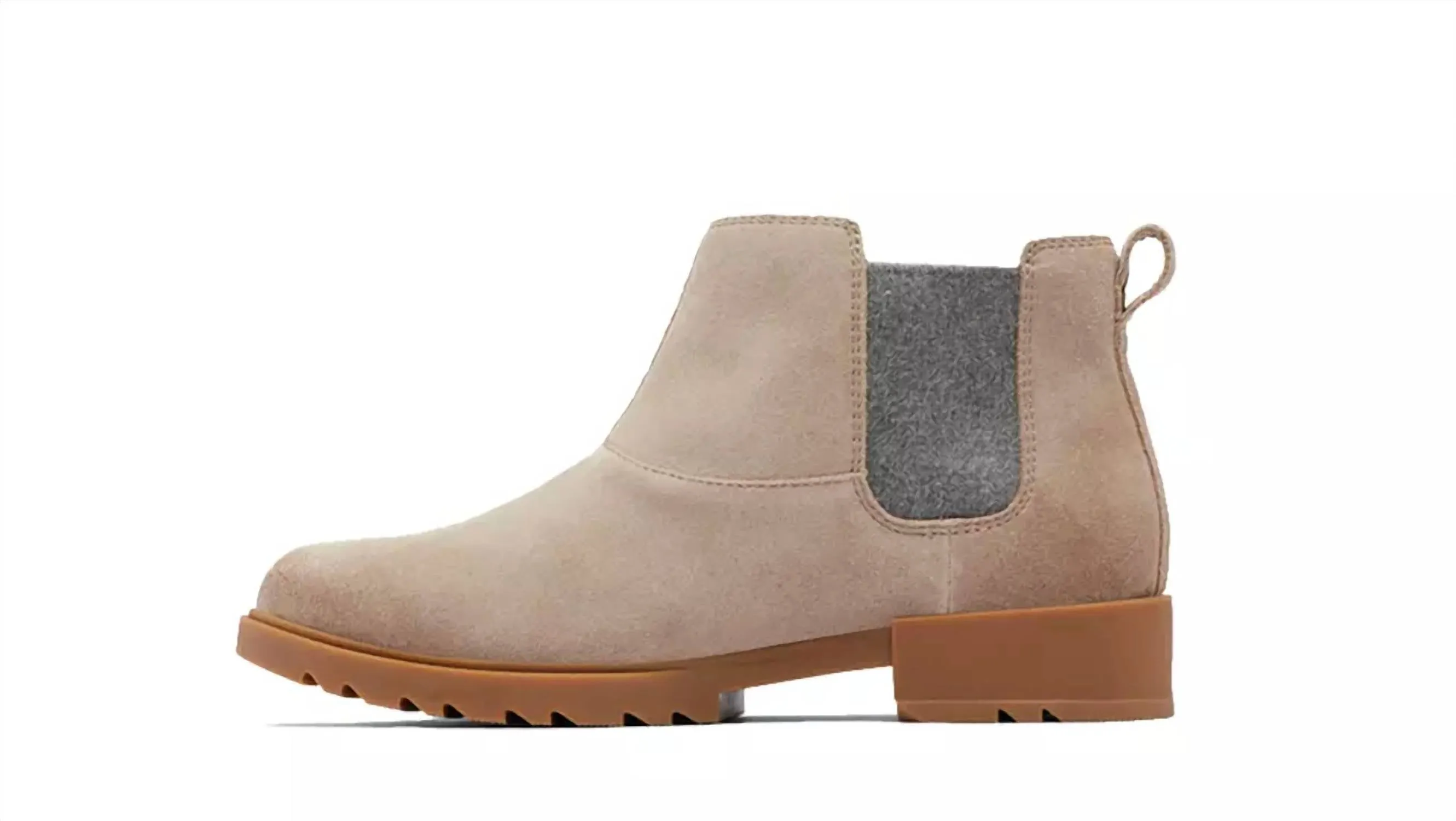 WomenS Emelie Ii Chelsea Fashion Boots In Omega Taupe, Gum 10