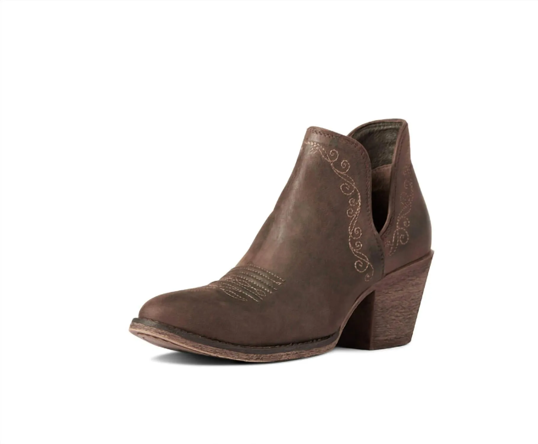 Women's Encore R Toe Boots In Weathrd Brown