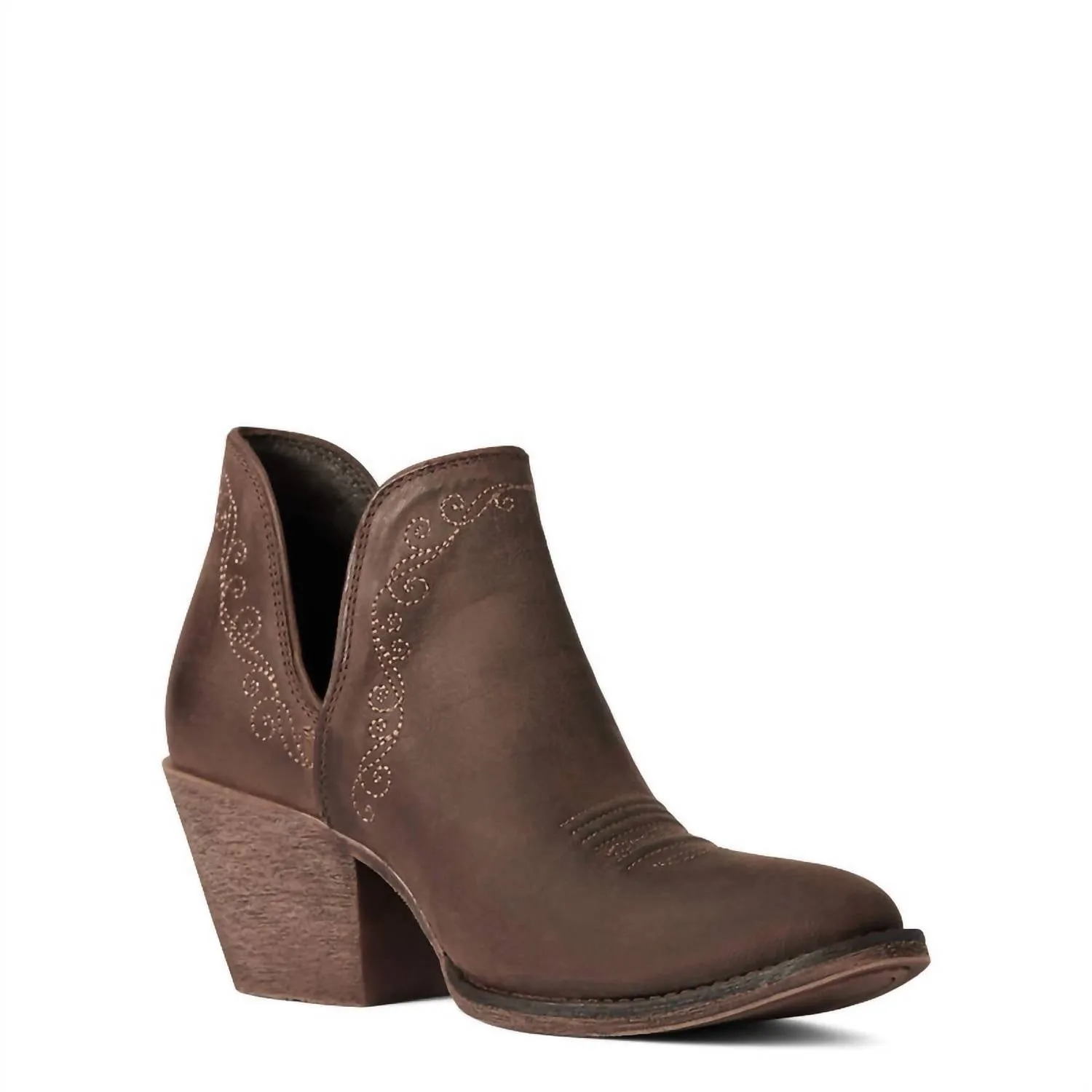Women's Encore R Toe Boots In Weathrd Brown