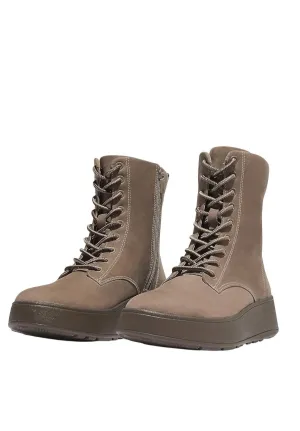 Women's F-Mode Flatform Ankle Boots In Minky Grey