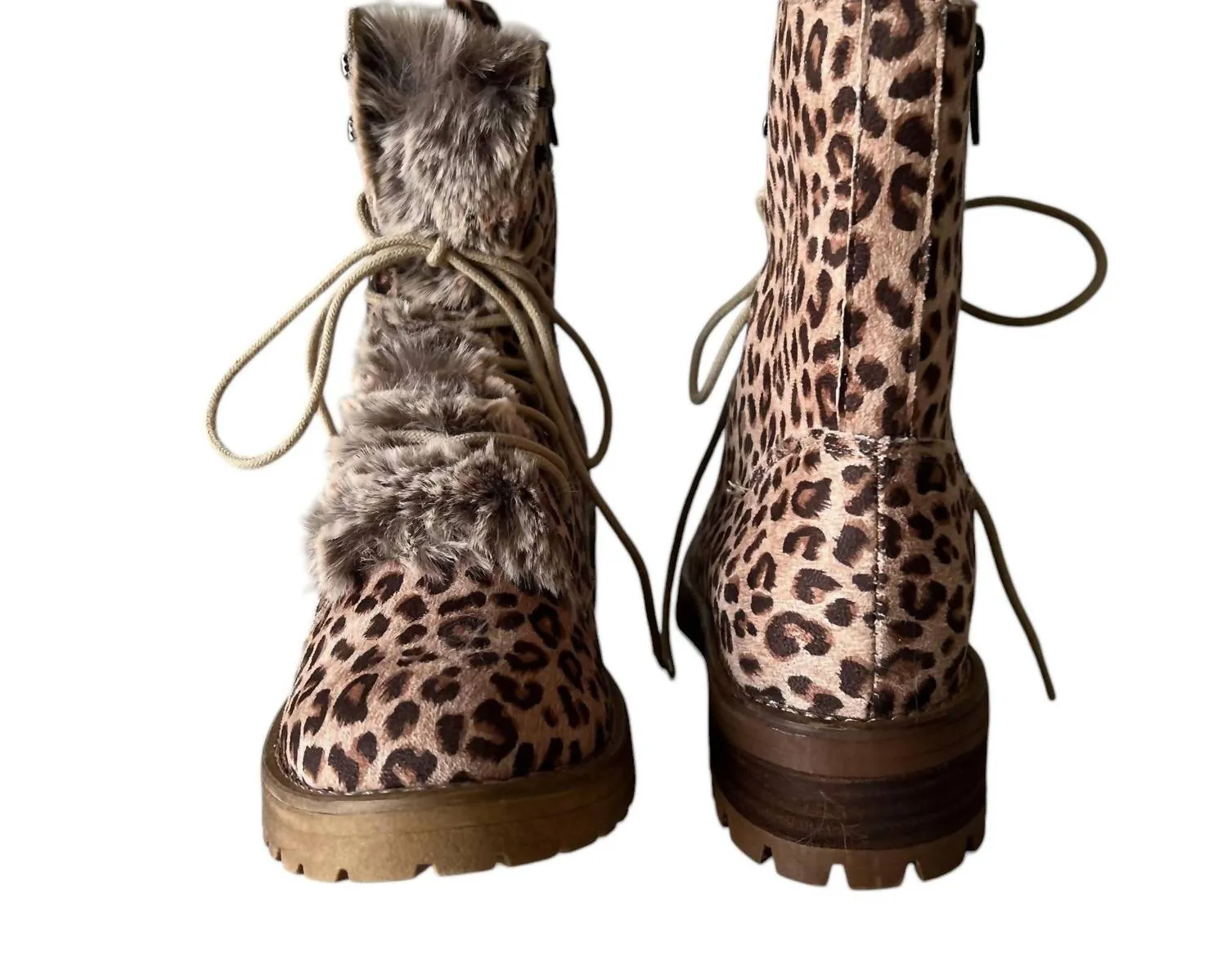 Women's Farrah Boots In Tan Leopard
