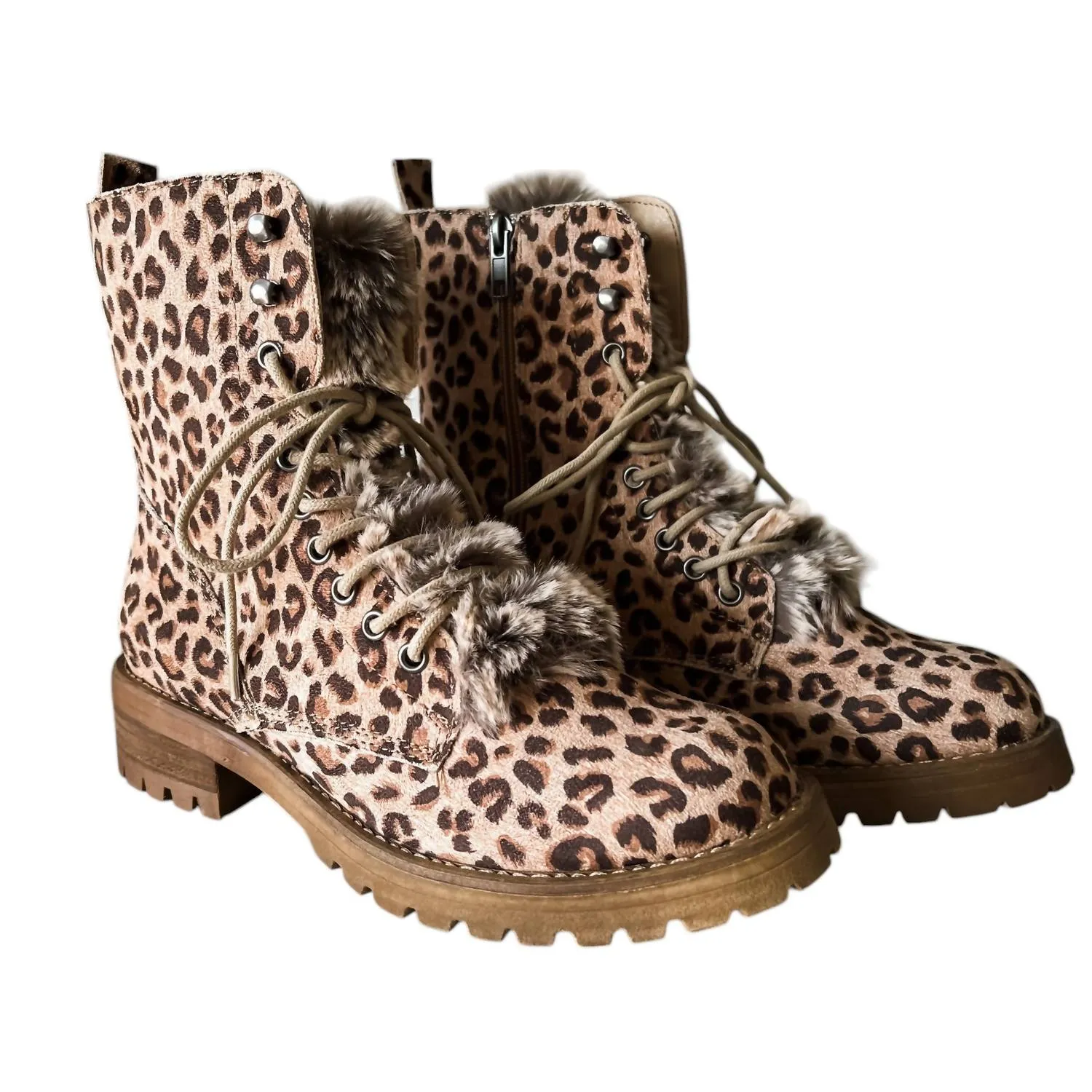 Women's Farrah Boots In Tan Leopard