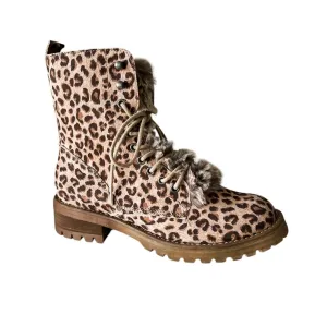 Women's Farrah Boots In Tan Leopard