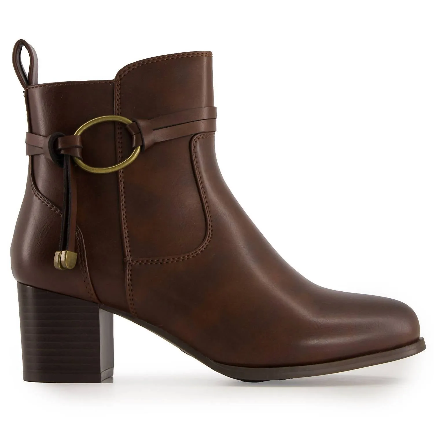 Women's Fashion Booties In Brown