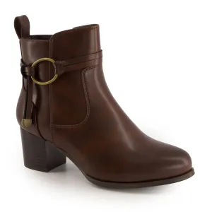 Women's Fashion Booties In Brown