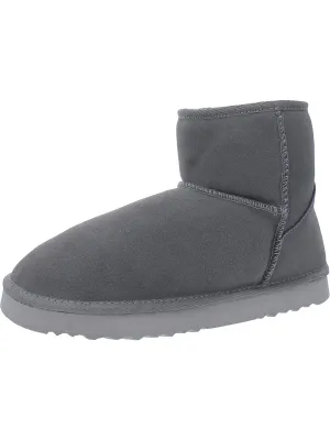 Womens Faux Fur Lined Comfortable Booties